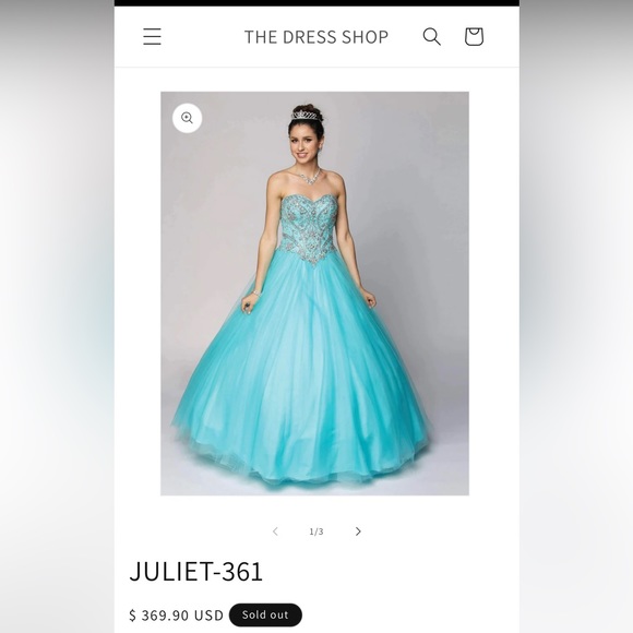 Juliet Formal Gown - WHITE - Picture 1 of 8